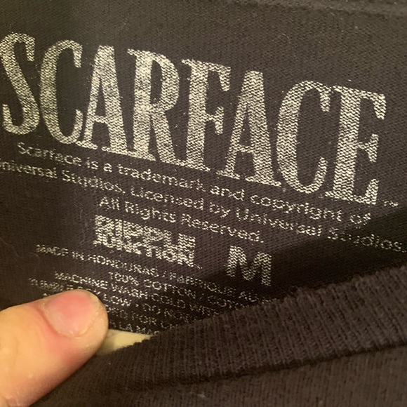 Scarface Long Sleeve Tee Size M Robert Deniro “Every Dog Has It’s Day” - Picture 6 of 9